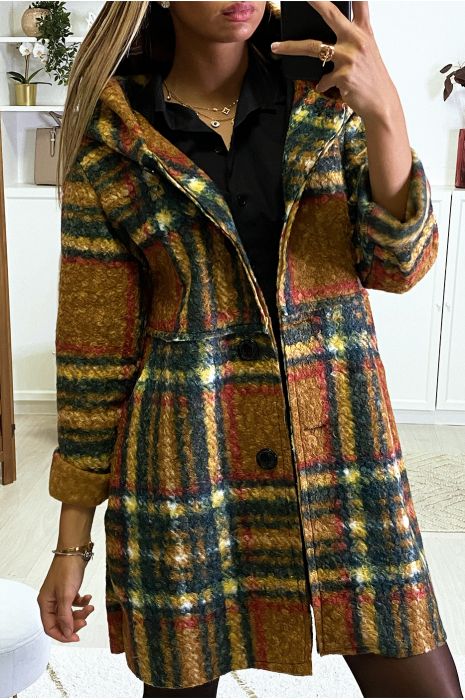 manteau moutarde