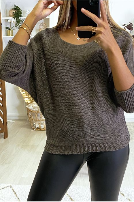 taupe sweater