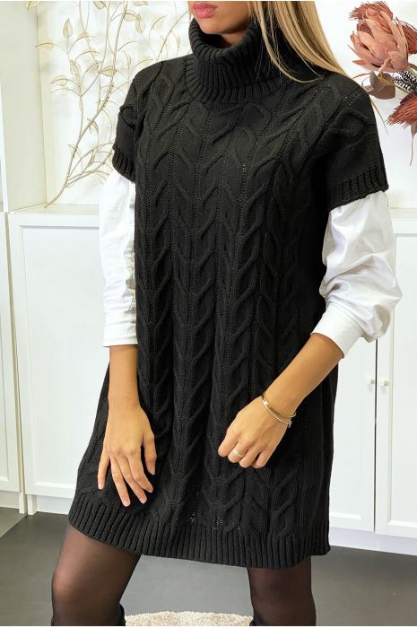 robe noire sans manche
