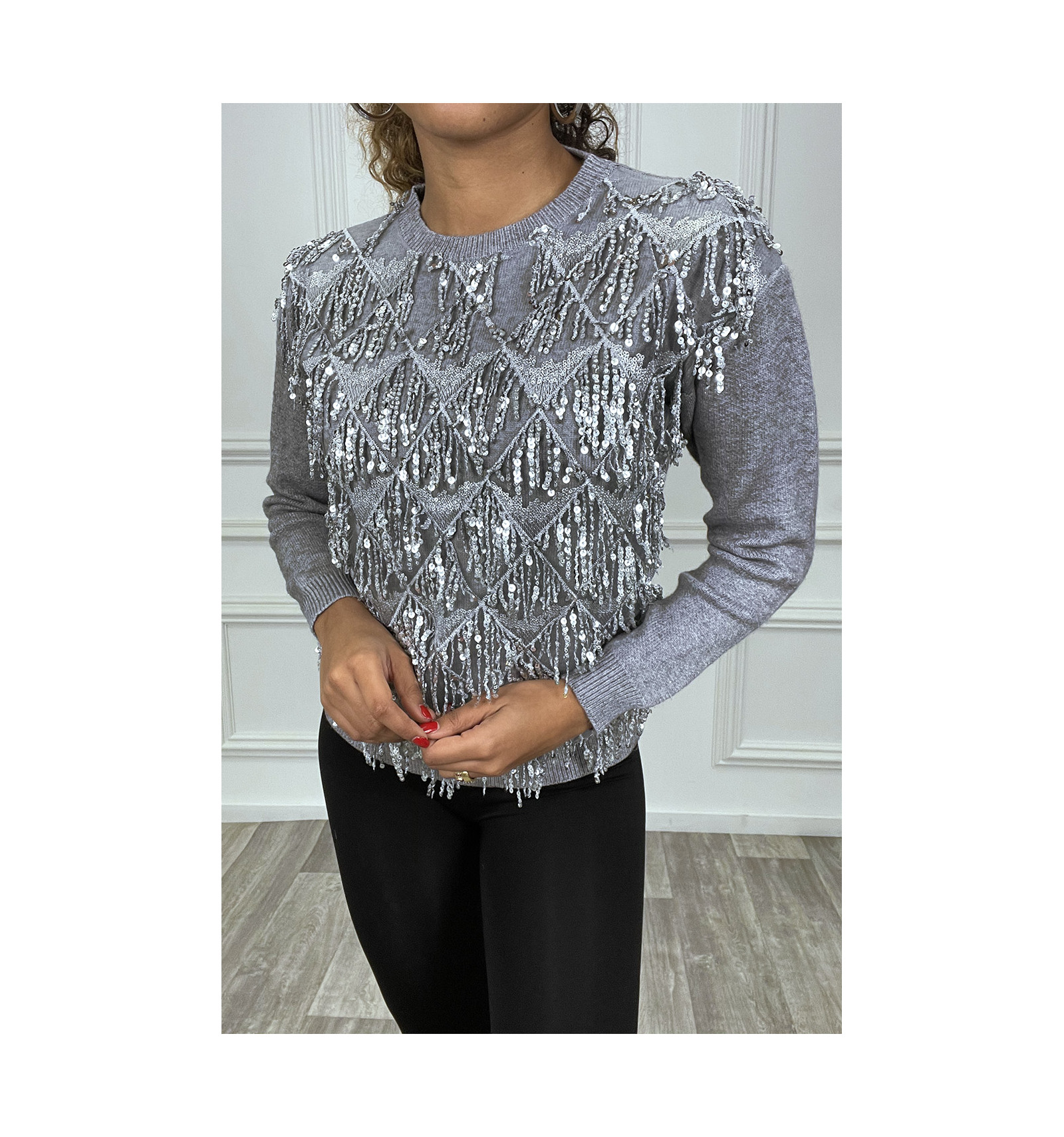 robe sequin pull and bear