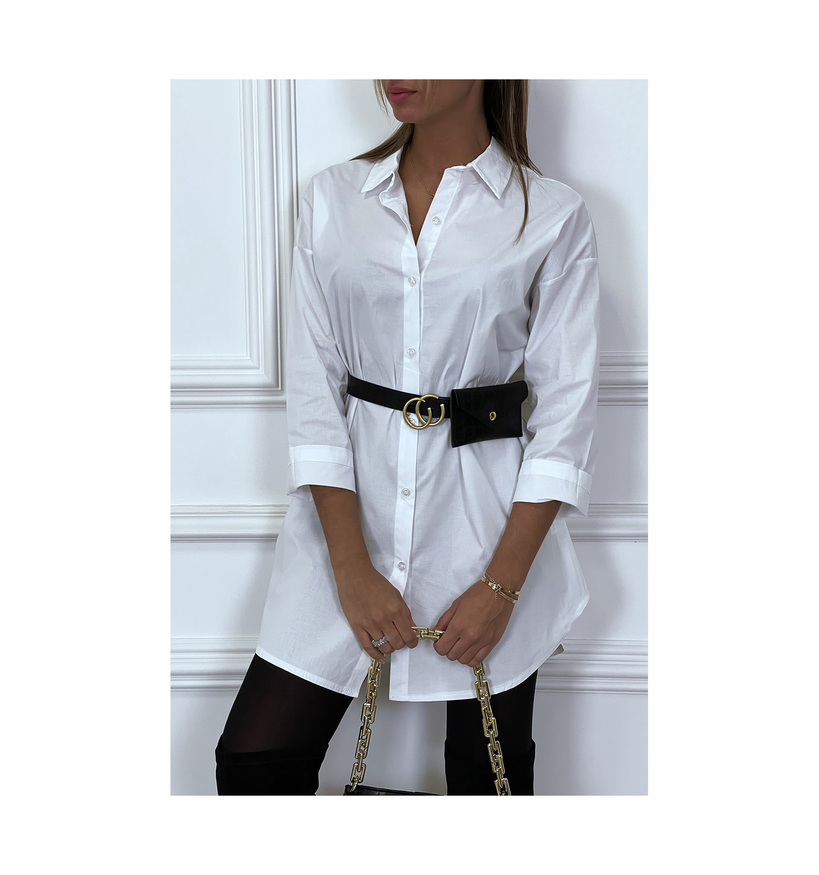 بأمانة مشبوه الصقر longue chemise blanche femme - red-i.org