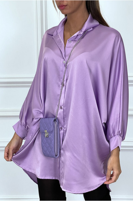 Chemise lila Clearance