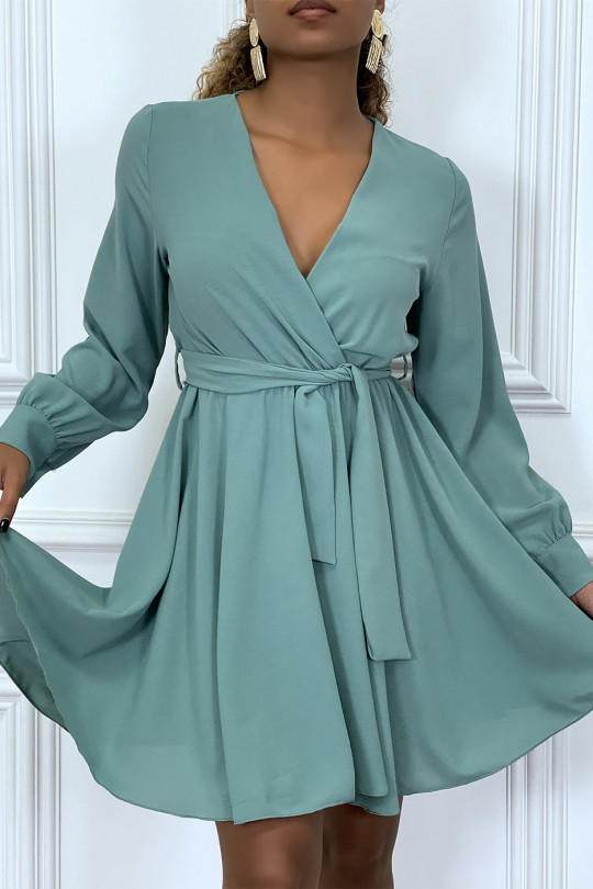 robe patineuse verte