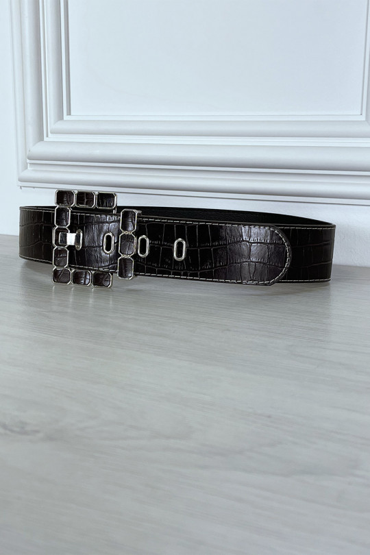 Ceinture marron à boucle tendance Ceinture marron à boucle tendance