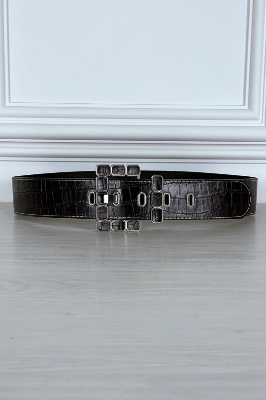 Ceinture marron à boucle tendance Ceinture marron à boucle tendance