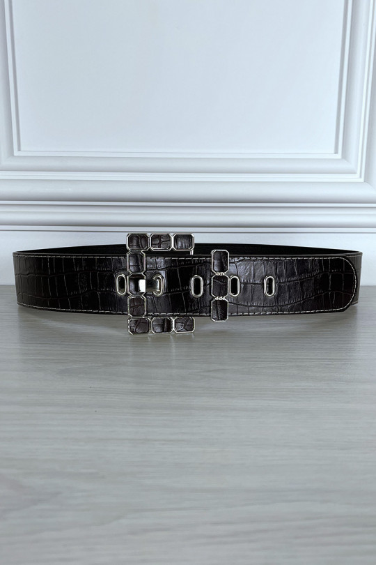 Ceinture marron à boucle tendance Ceinture marron à boucle tendance