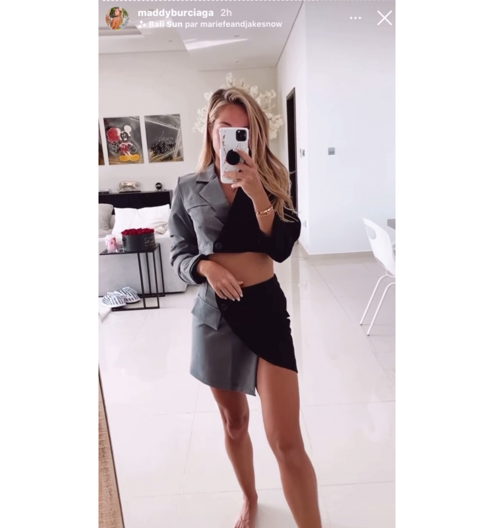 ensemble tailleur jupe longue