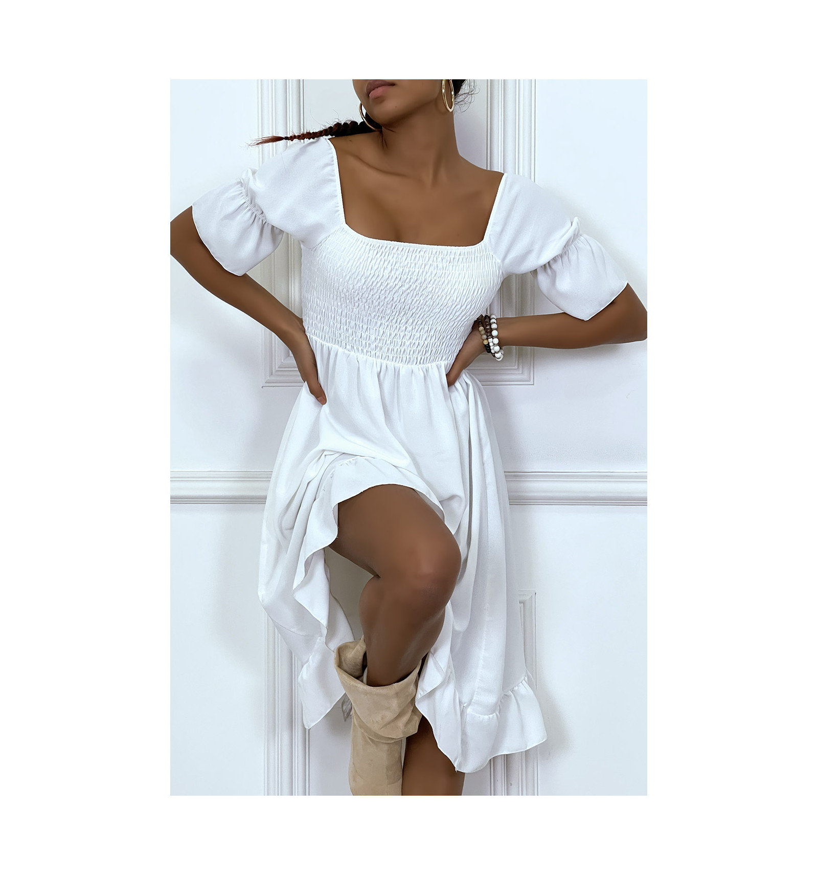 Silk Robe Satin DrapÃ©e Robe DrapÃ©e Courte Longue Jupe DrapÃ©e