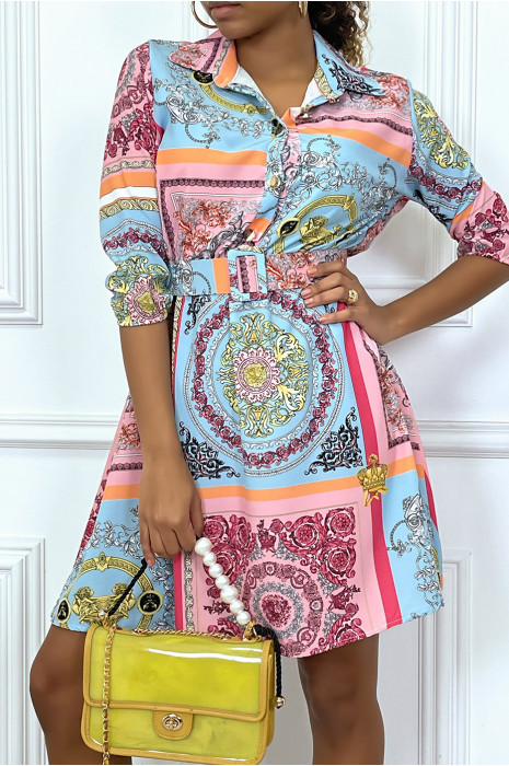 robe motif baroque