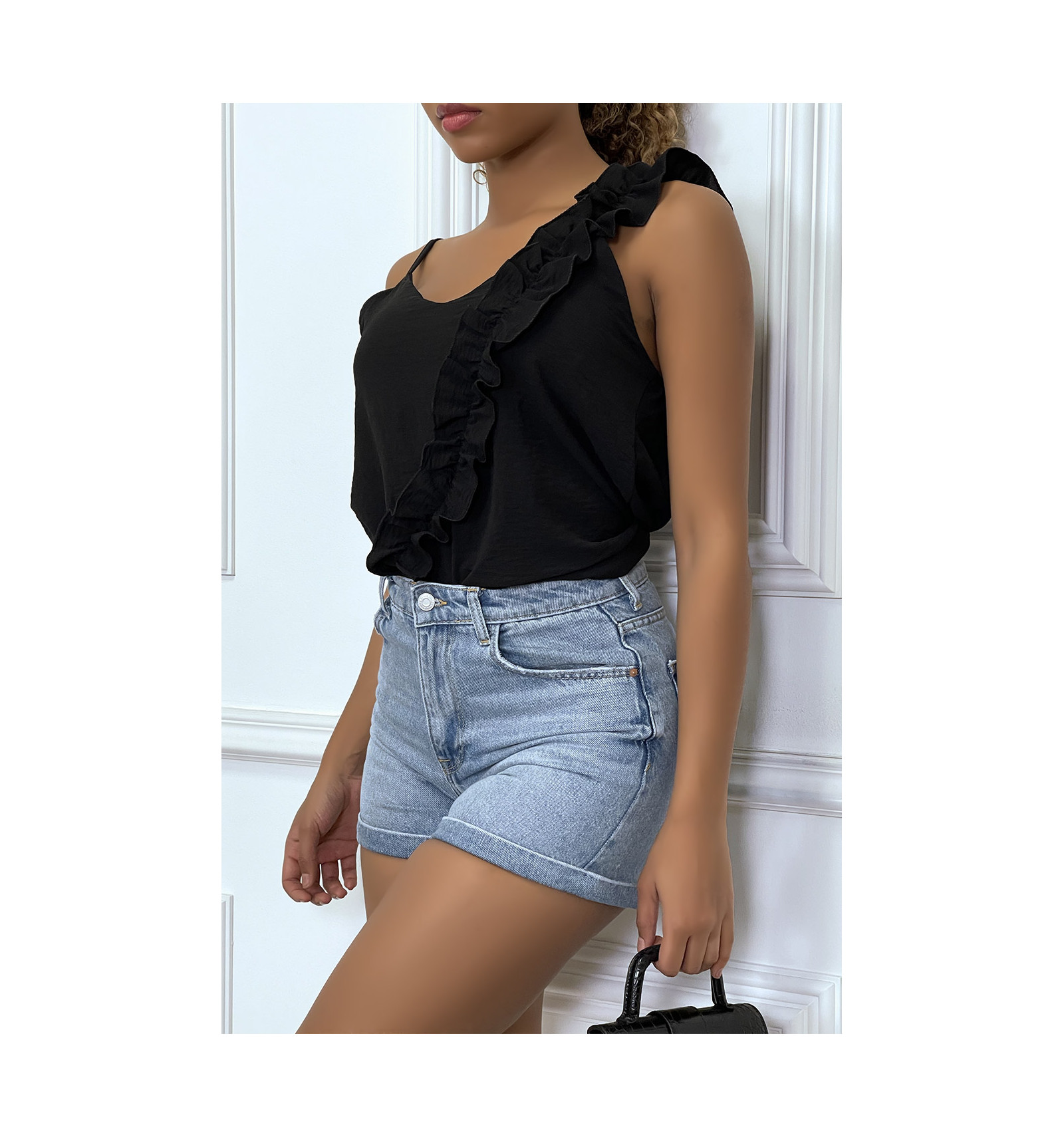 Lace DÃ©bardeur Rouge Debardeur Fluide Rouge