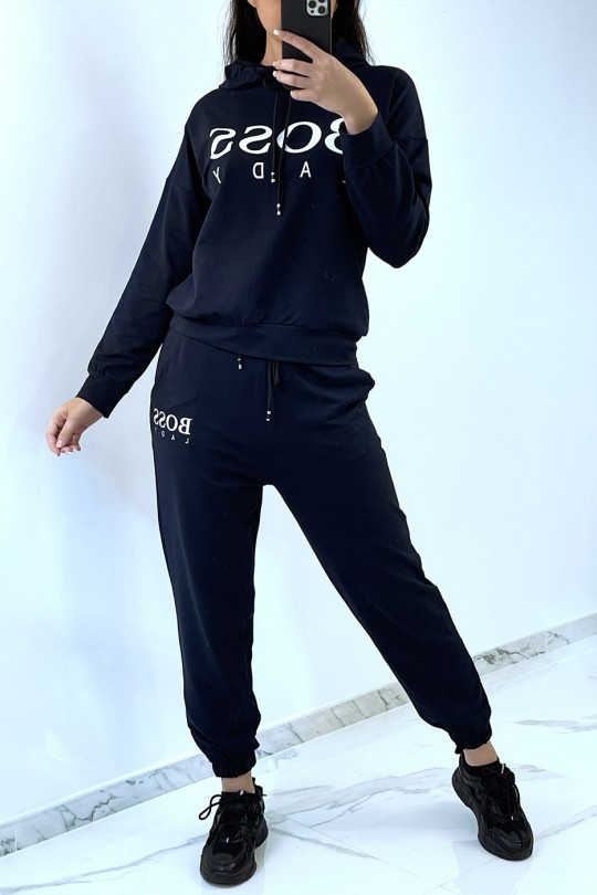 Ensemble survêtement jogging marine pour femme Ensemble survêtement jogging marine pour femme