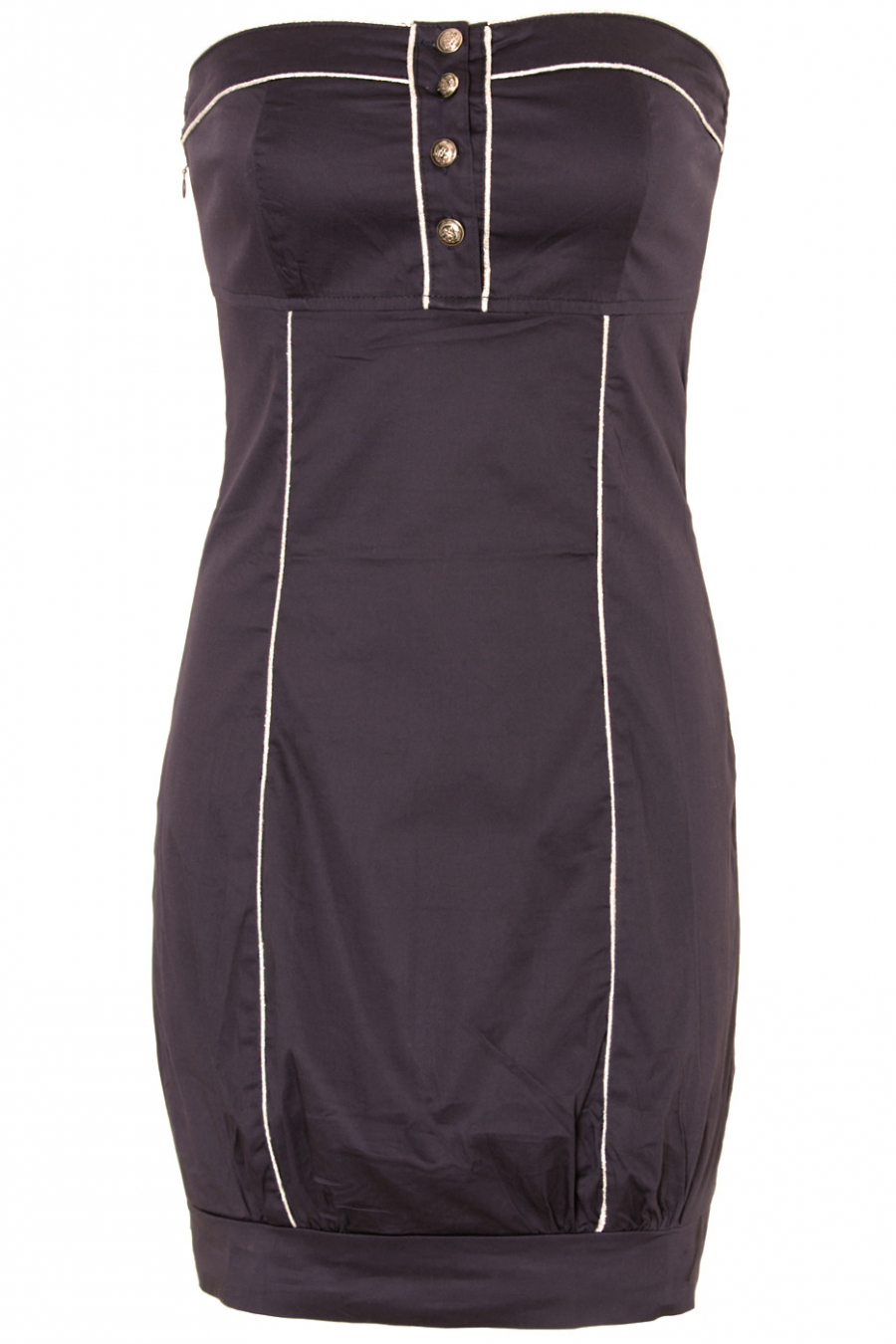 bustier bleu marine