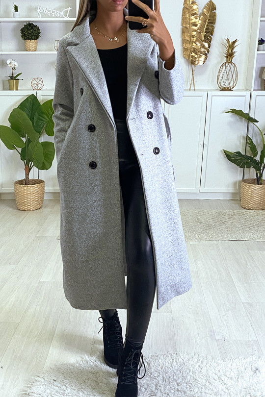 manteau gris