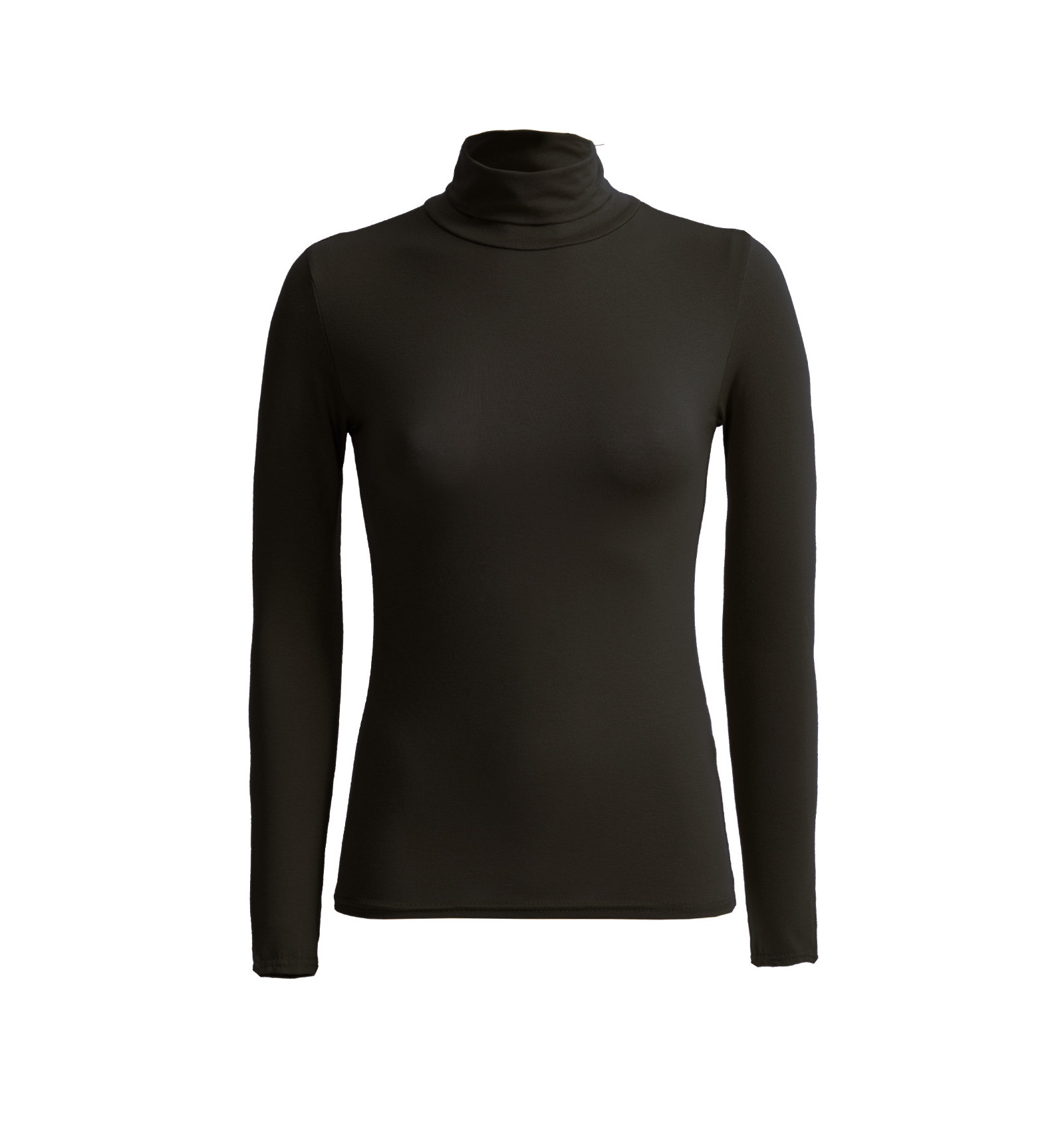 black turtleneck sweater