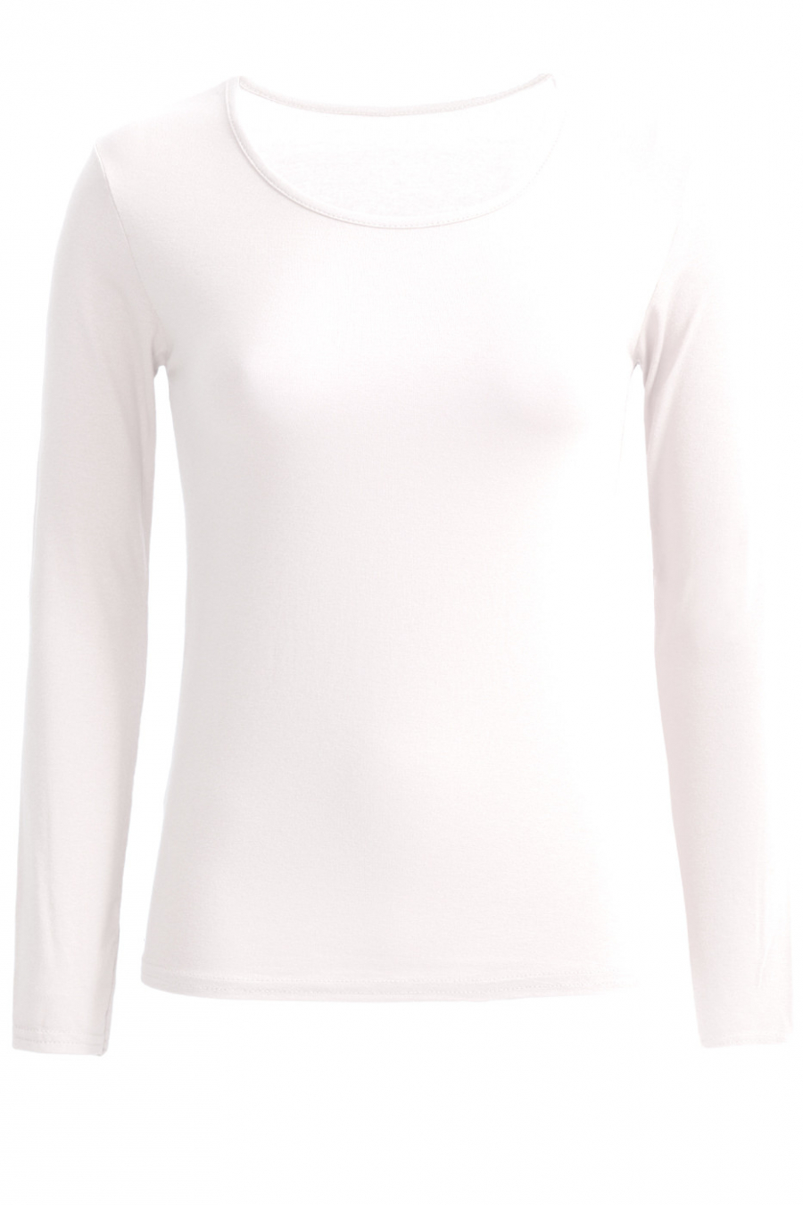 sous pull femme coton col rond