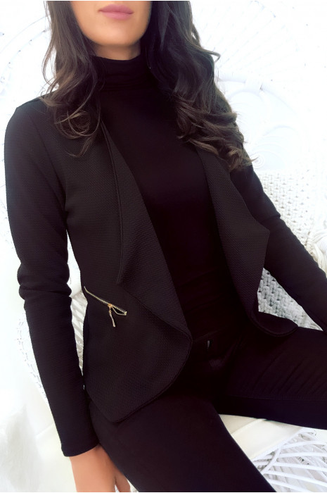 blazer femme noir