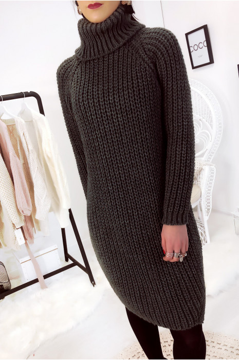 robe pull col roulé pas cher