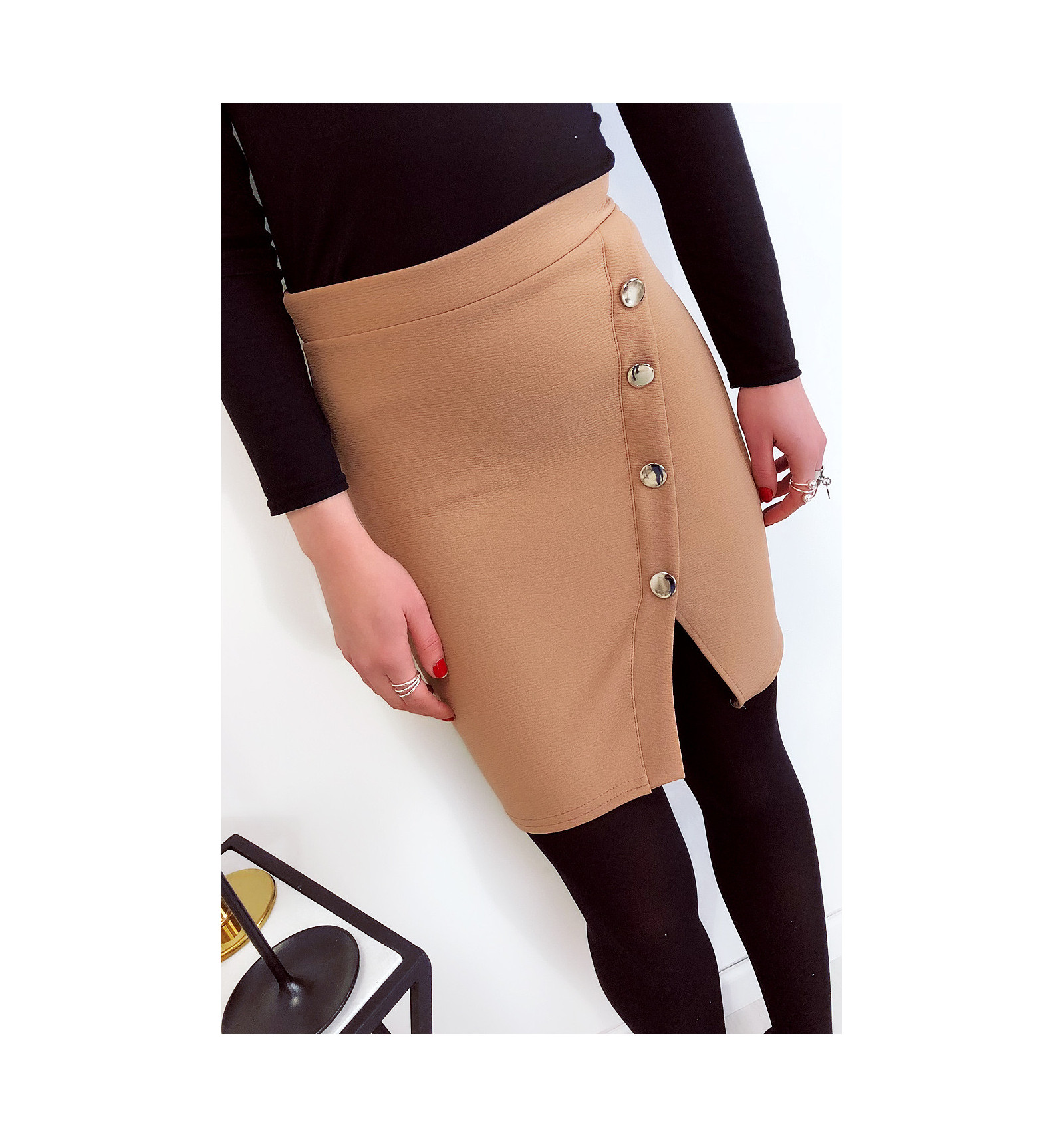 jupe croisée devant