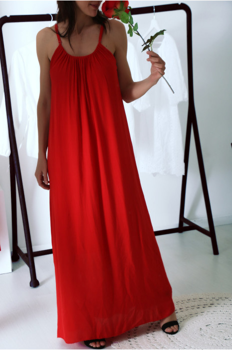 robe bretelle longue