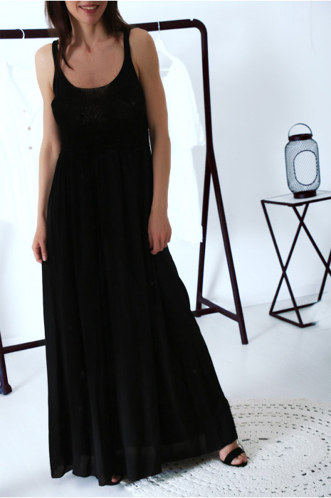 robe longue noire