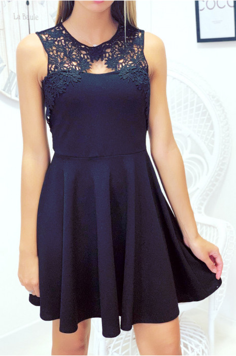 robe evasee noire