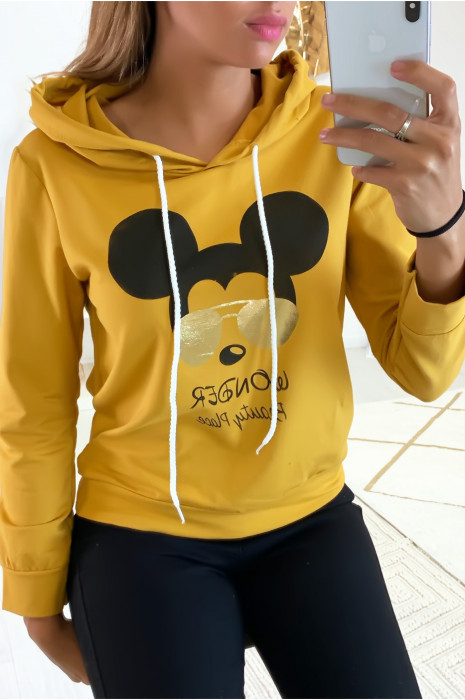 robe pull mickey femme