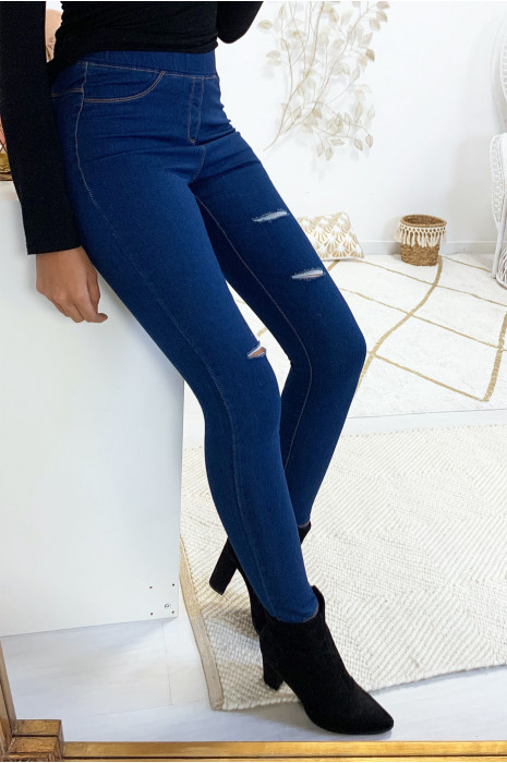 navy blue jeggings womens