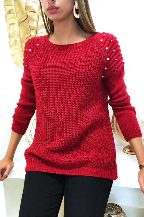 cheap red sweater