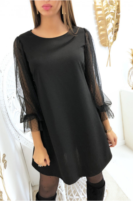 robe voile noire
