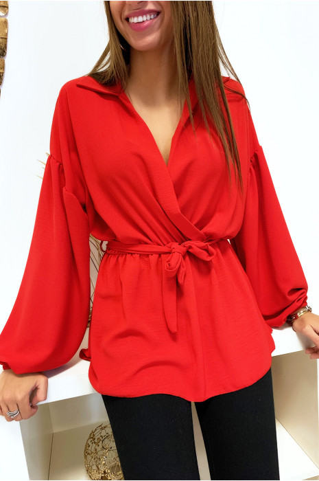 chemise cache coeur
