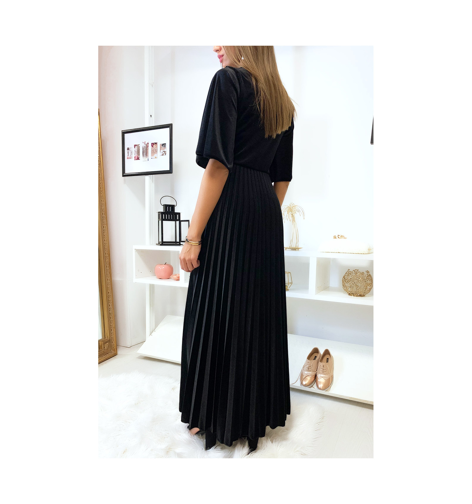 robe longue noire