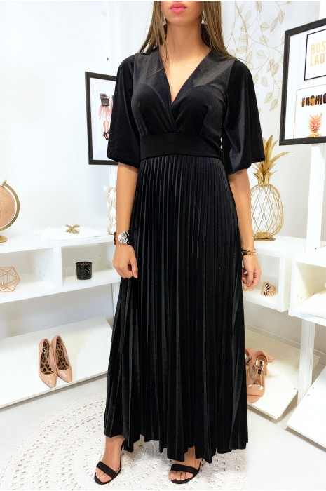 robe longue noire