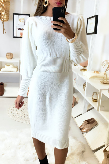 robe pull gris anthracite