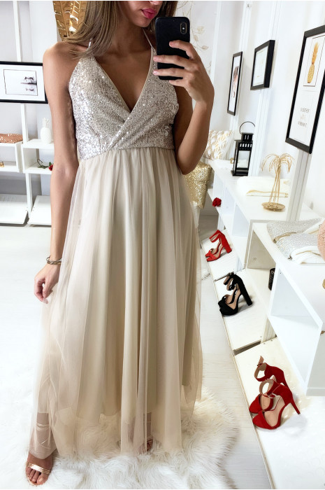 robe avec des paillettes