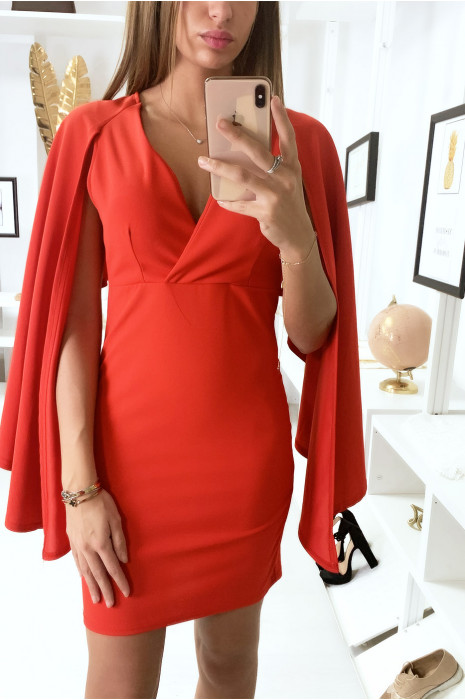 robe rouge cape