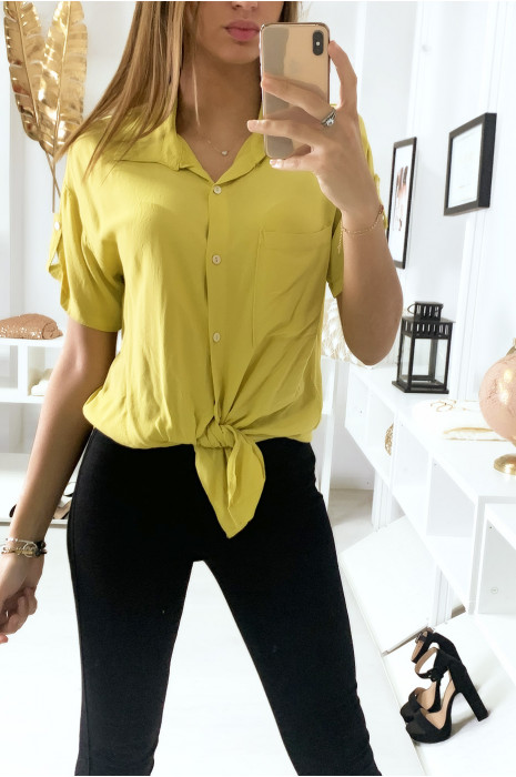 Chemise moutarde Clearance