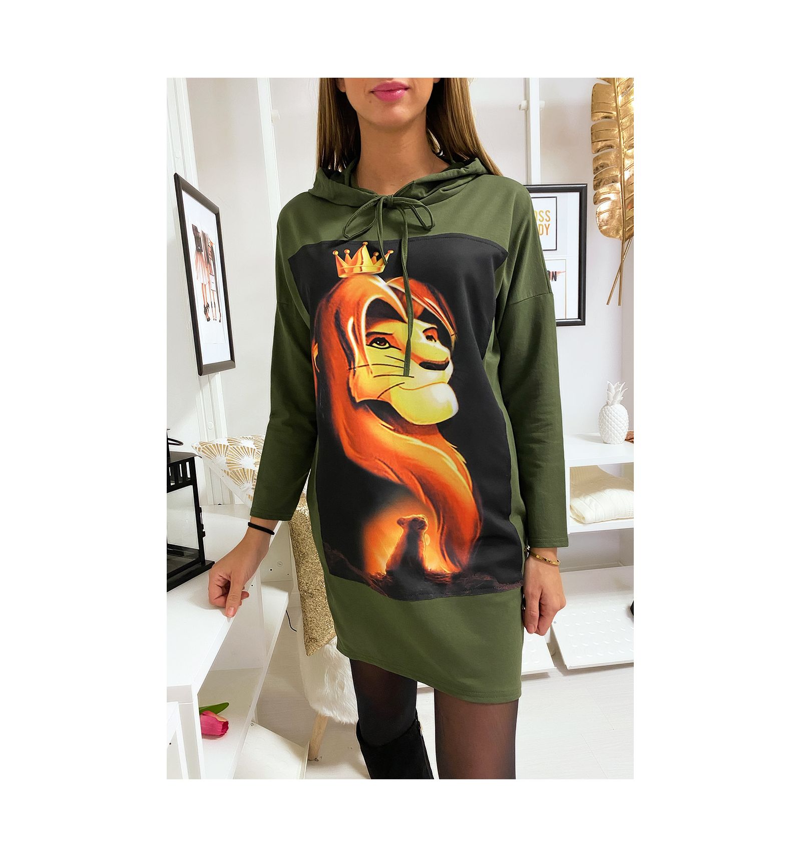 robe pull le roi lion