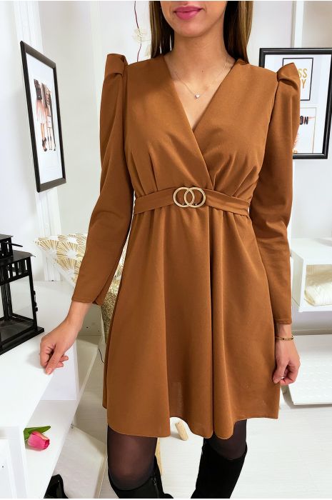 Robe Patineuse Dorée 2025 - Main Image