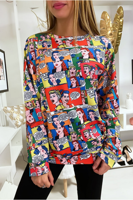 Sweat motif femme Clearance