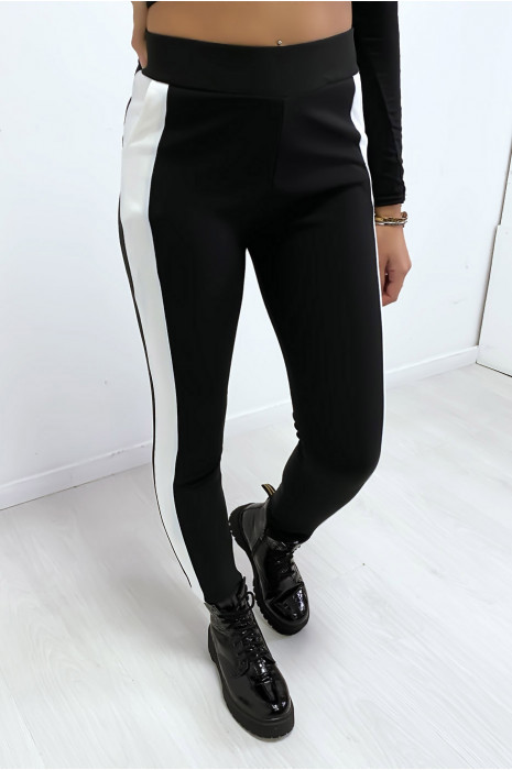 jogging adidas noir bande blanche