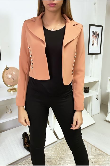 coral short jacket