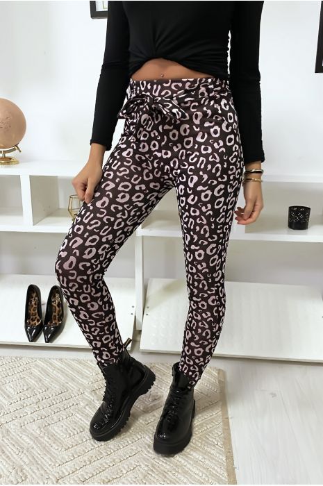 legging leopard kiabi