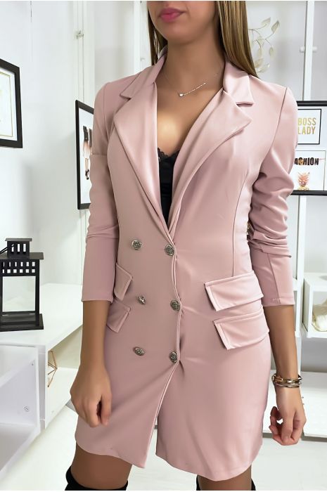 short pink blazer
