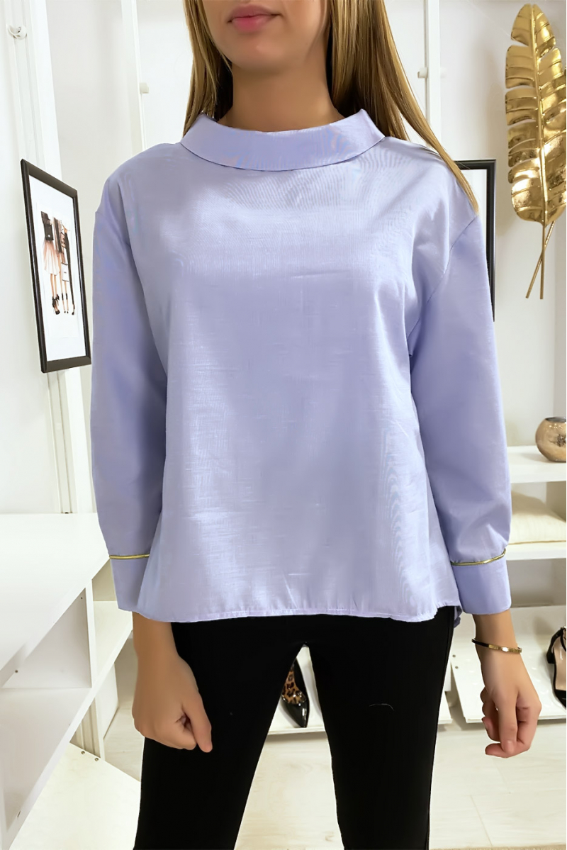 Chemise bleu style à l'envers Chemise bleu style à l'envers