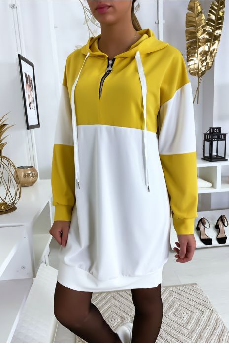 robe sweat capuche