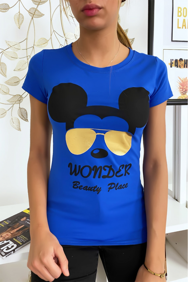 T-shirt royal Mickey T-shirt royal Mickey