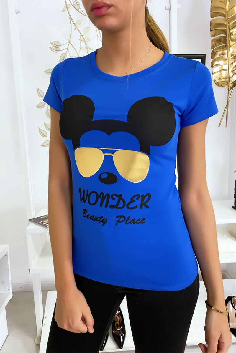 T-shirt royal Mickey T-shirt royal Mickey
