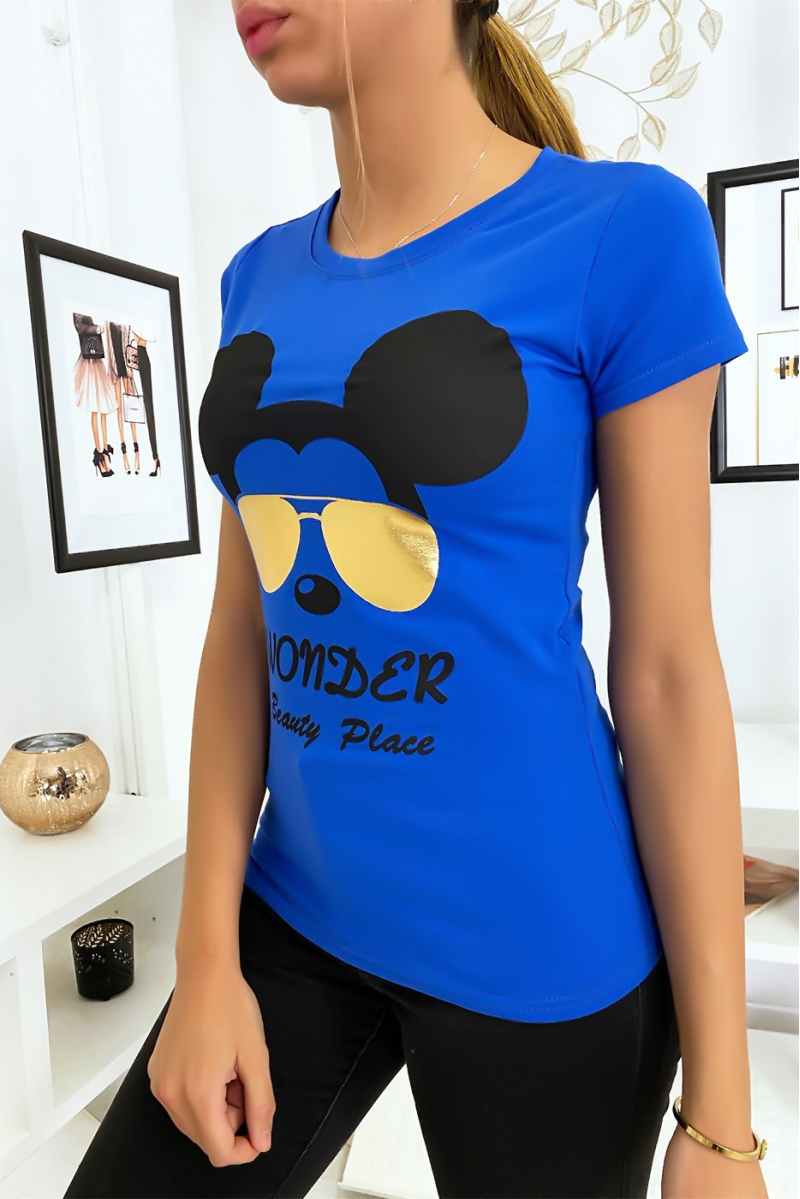 T-shirt royal Mickey T-shirt royal Mickey