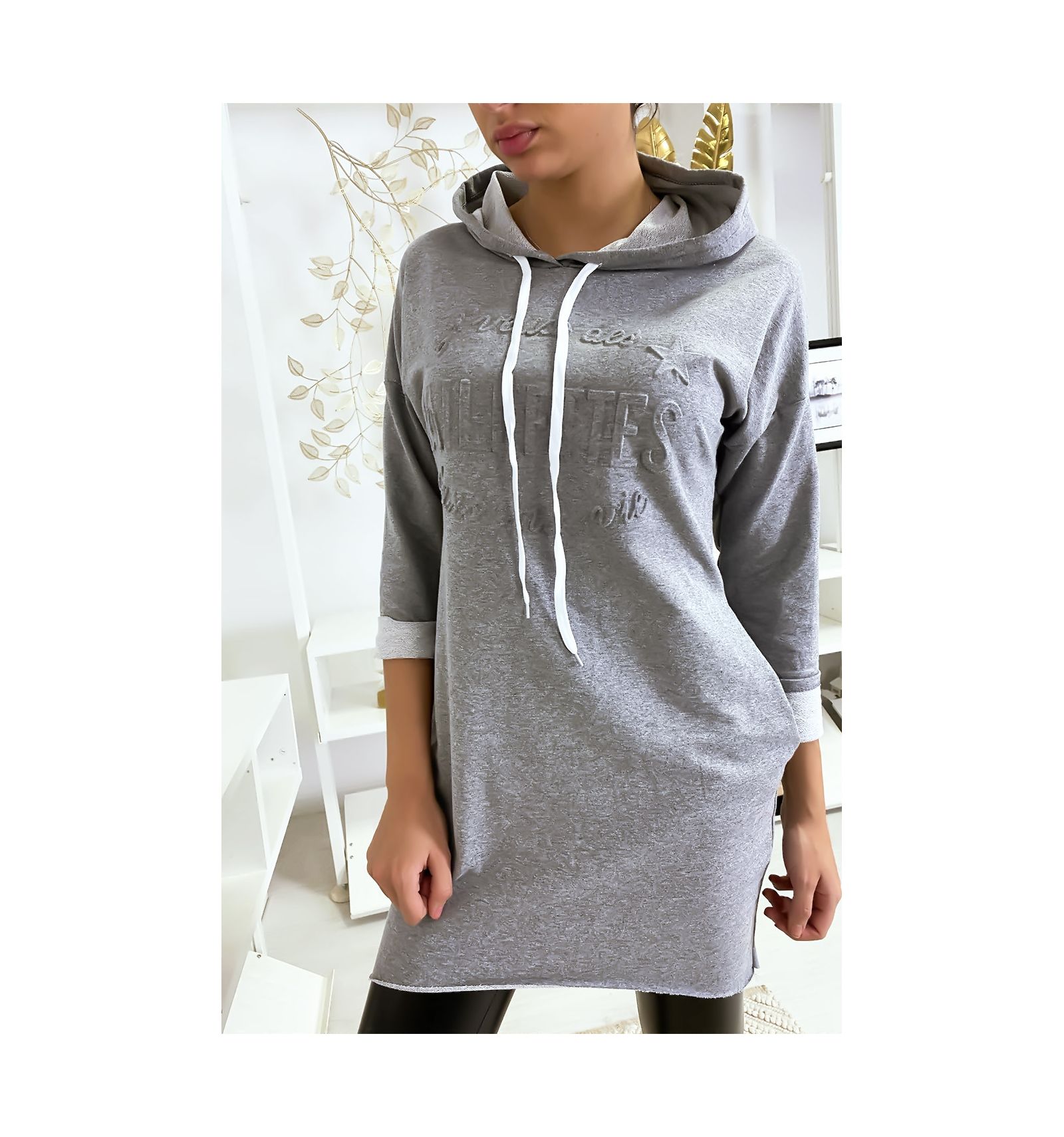 hooded sweater dresses women's