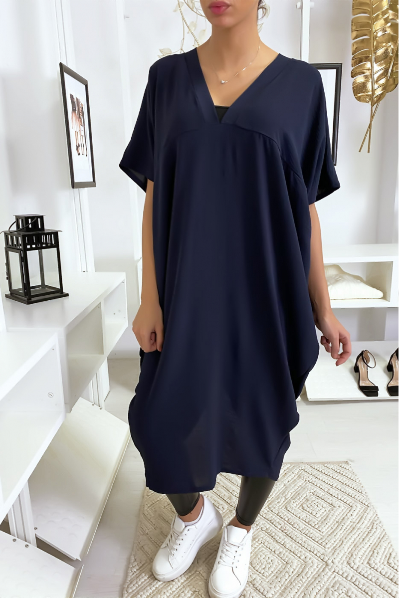 Robe marine longue et ample Robe marine longue et ample